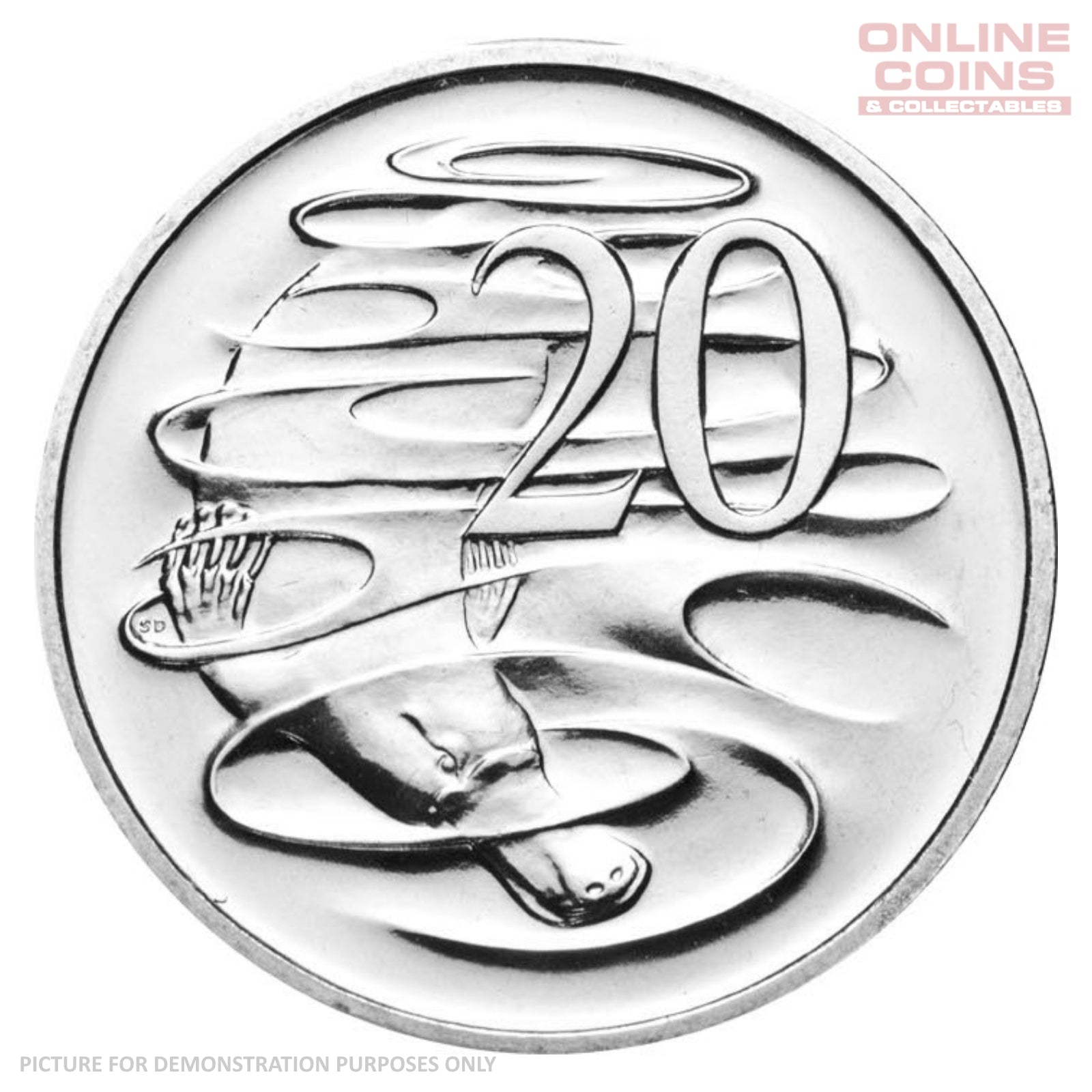 2011 Uncirculated 20c Loose Coin From Roll - Platypus